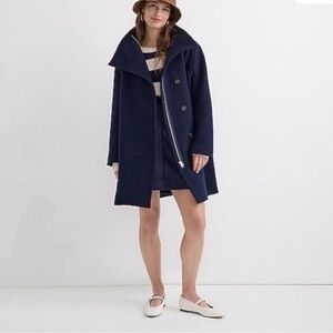 JCrew Villa coat in Italian stadium-cloth